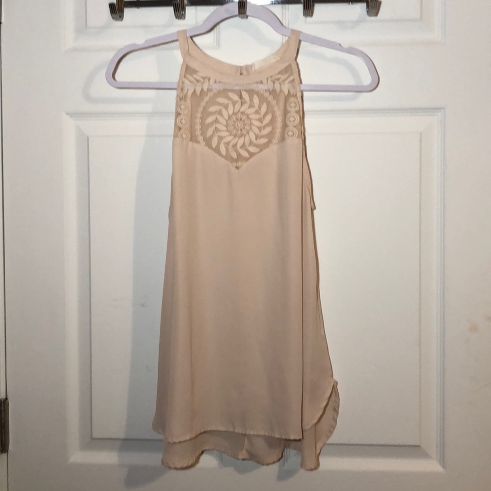 Cream tank top